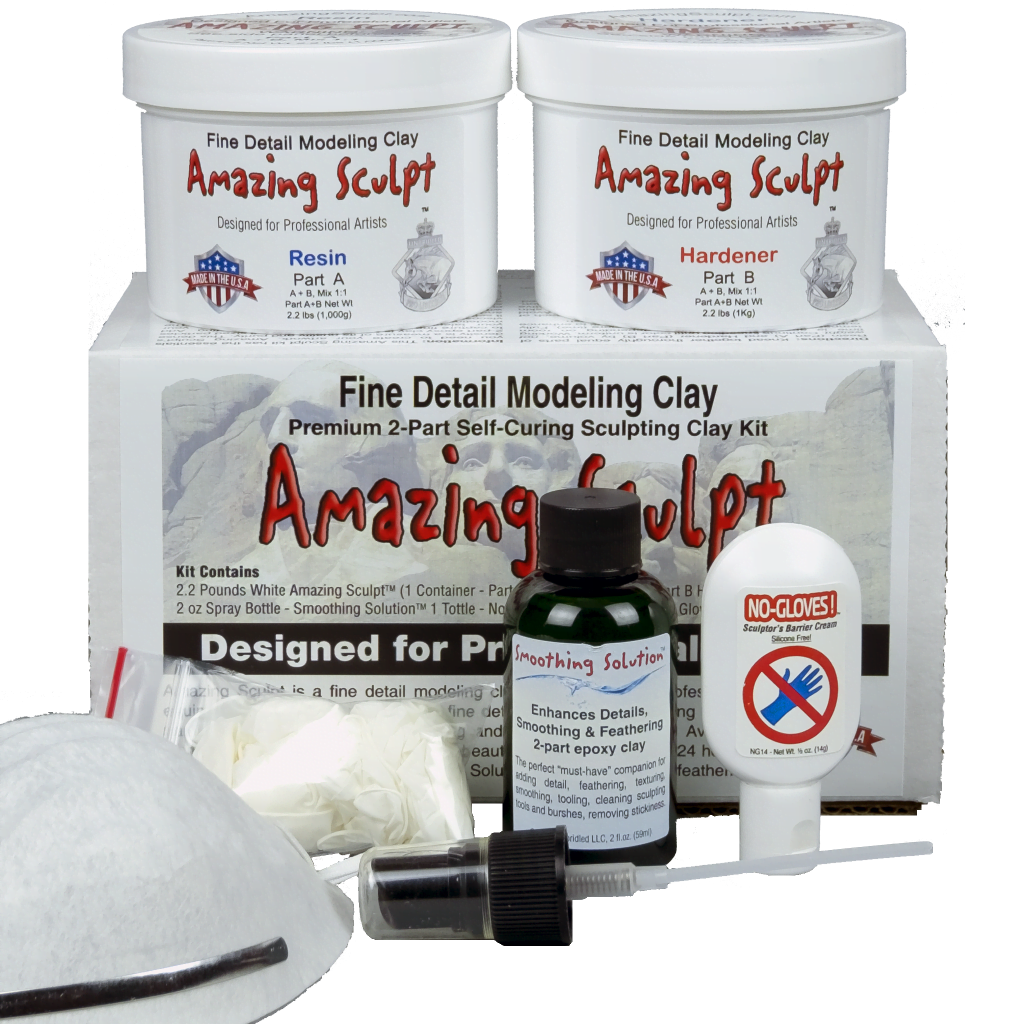 Amazing Sculpt 2 Part Sculpting Clay, Self Hardening Equine Art By